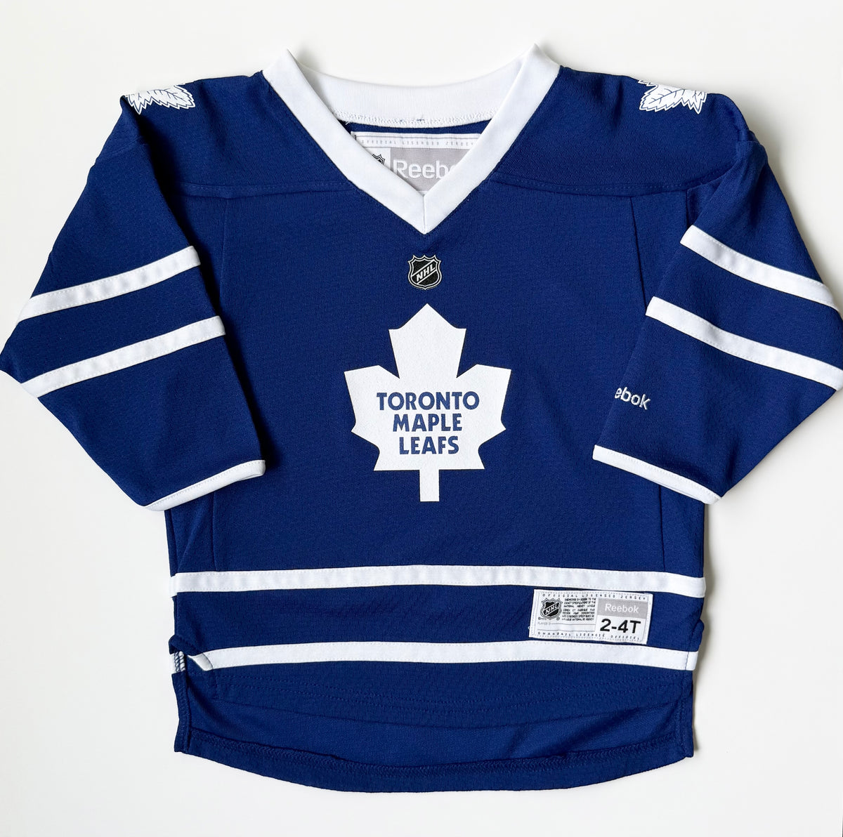 NHL Reebok Toronto Maple Leafs Hockey Blue Jersey (2-4T)