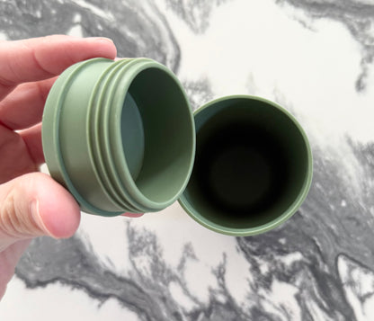 EzPz Mini Cup & Lid in Olive - 4oz