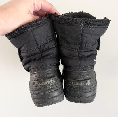 Sorel Black Snow Commander Winter Boots (9)