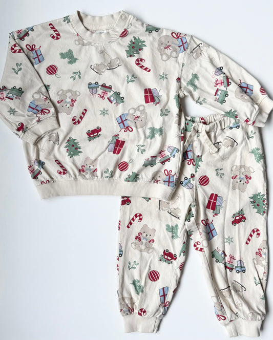 H&M Christmas Trinkets Two Piece Set (12-18 Months)