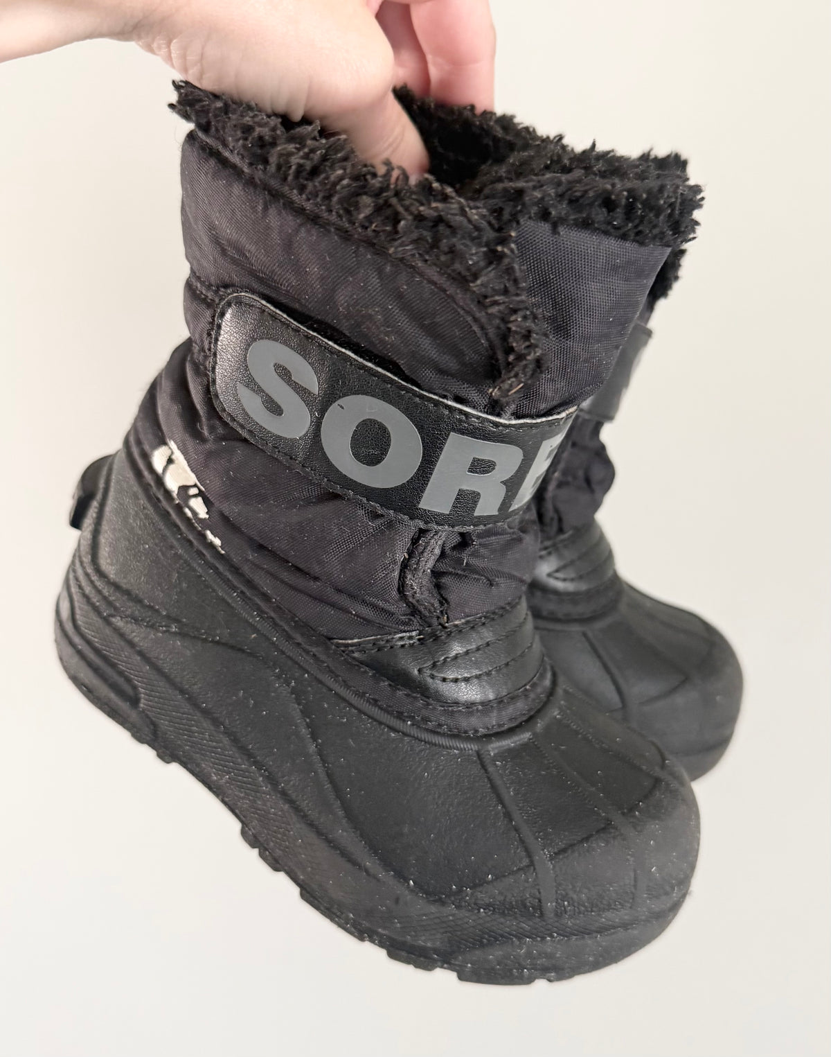 Sorel Black Snow Commander Winter Boots (10)