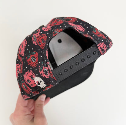 Headster Black & Red Raspberries SnapBack Hat (48CM)