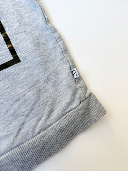 MI & FI Grey “Boss Babe” Pullover (6-12 Months)