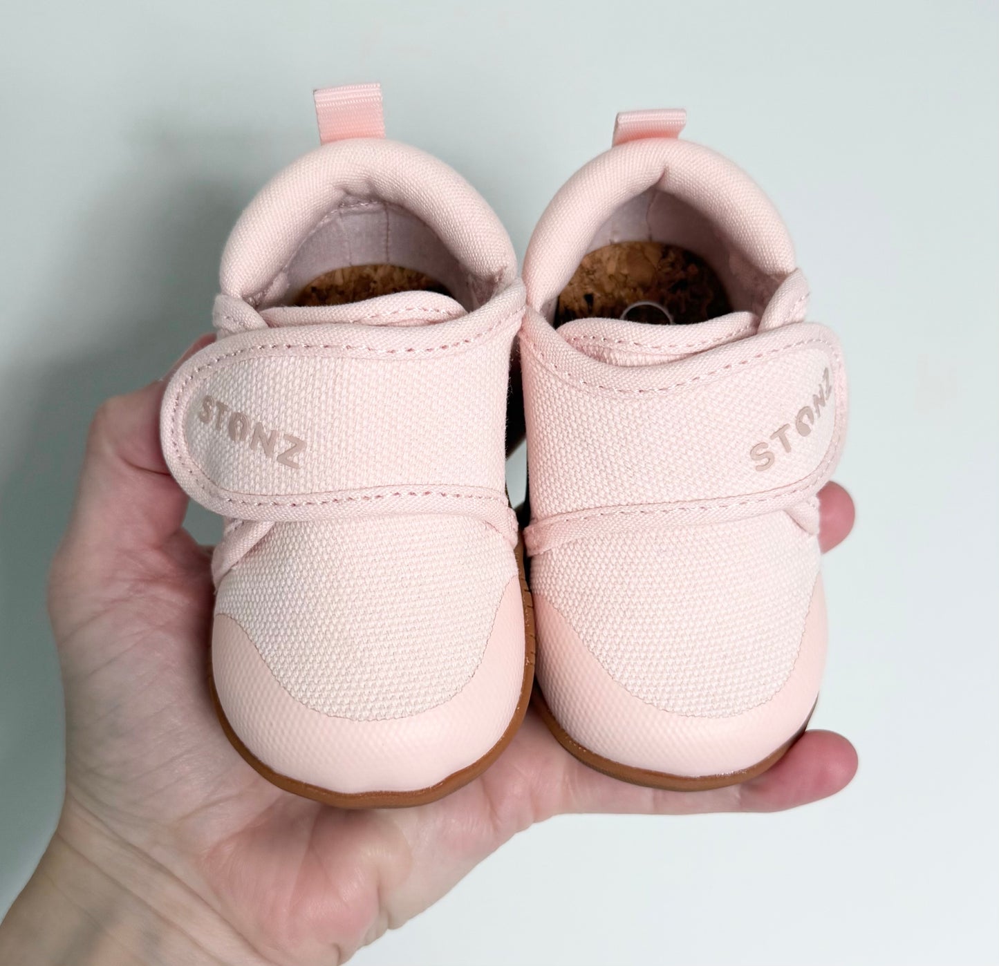 Stonz Natural Haze Pink Cruiser Velcro Sneakers - Baby - New (4)