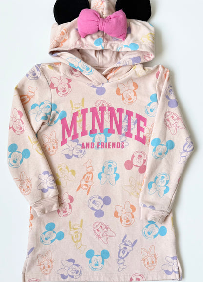 Minnie and Friends Light Pink Characters Sweater Dress (4-6 Years)