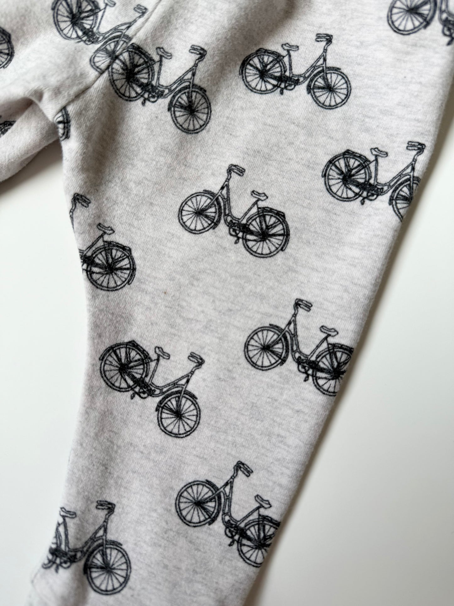 Little & Lively Grey Bicycle Leggings (3-6 Months)