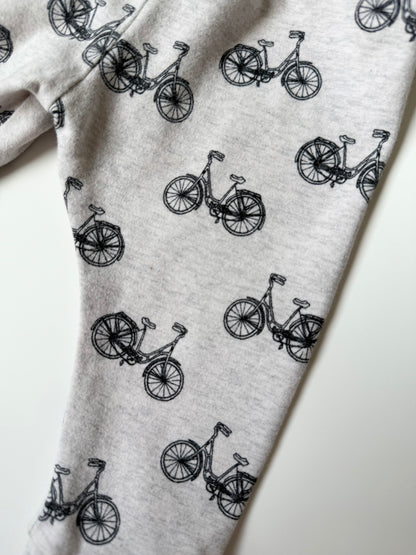 Little & Lively Grey Bicycle Leggings (3-6 Months)