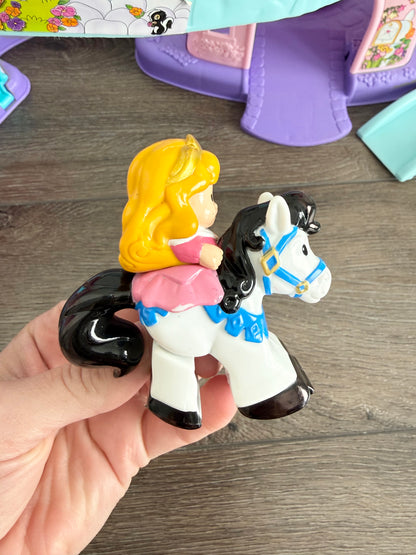 Fisher-Price Little People Disney Princess Klip Klop Castle & Aurora Horse #1