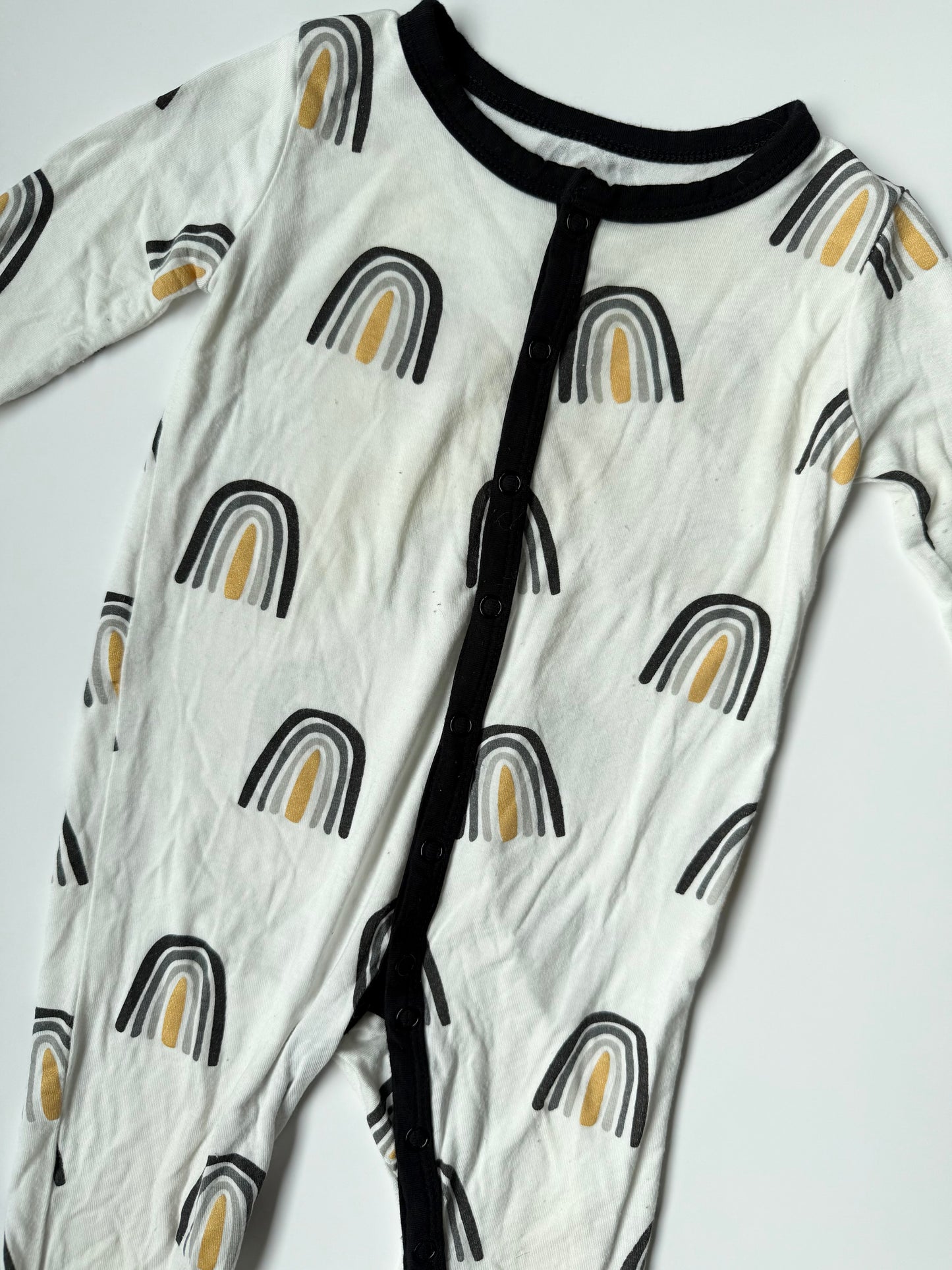 Kyte Metallic Rainbow Snap Romper (6-12 Months)