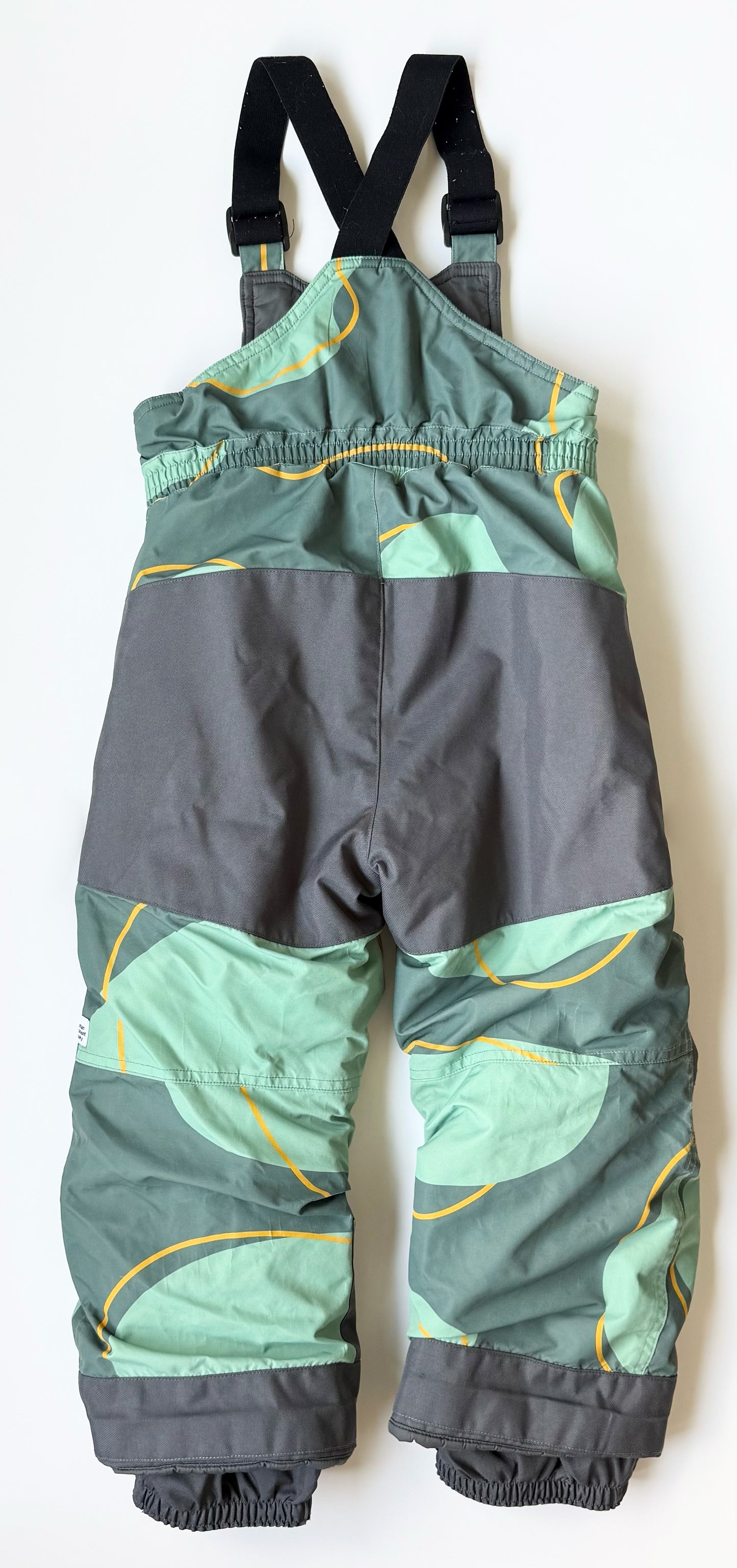 MEC Green & Grey Patterned Toaster Bib Snow Pants (5 Years)