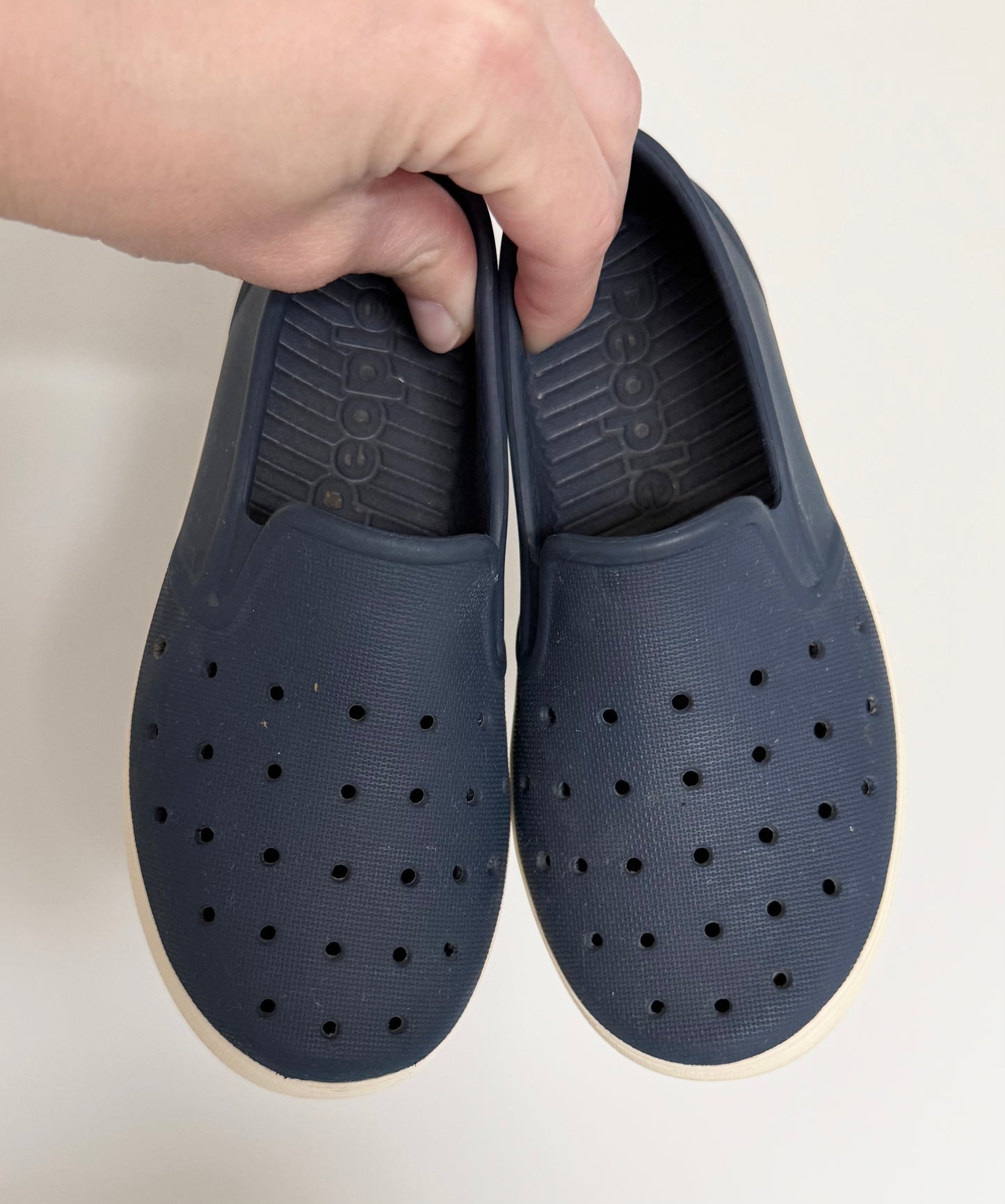 People Navy Slip Ons (10)