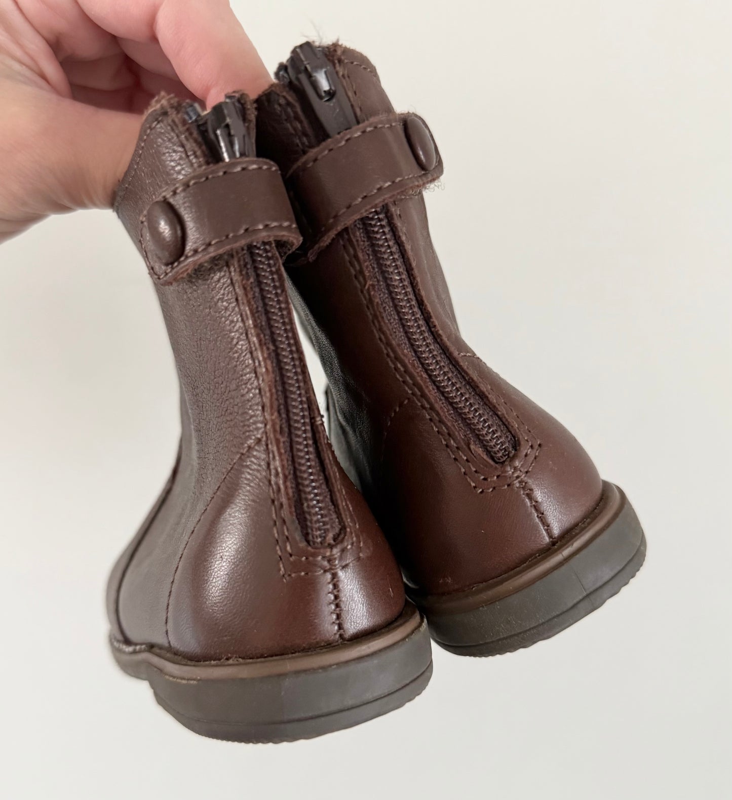 Zara Baby Brown Fall Booties (6/7)