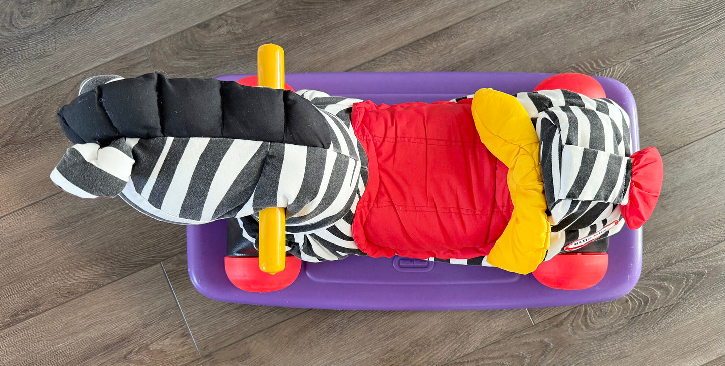 Vintage Little Tikes Rock 'n Scoot Zebra