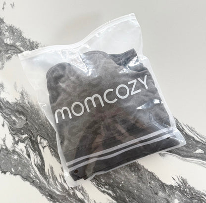 Momcozy Nursing/Pumping Hands-Free Bra in Leopard Smoke (3XL)