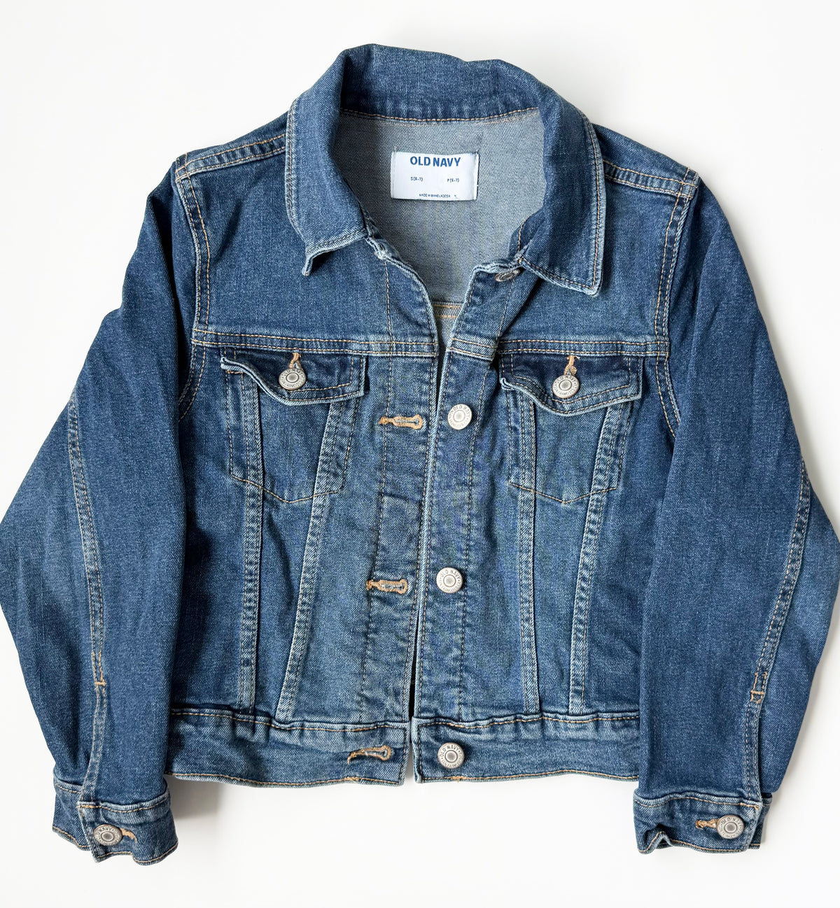 Old Navy Collared Jean Jacket (6-7 Years)