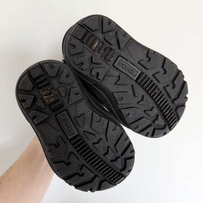 Sorel Black/Blue/Yellow Snow Commander Winter Boots (5)