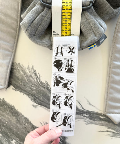 Baby Bjorn Baby Carrier Mini 3D Jersey in Light Grey