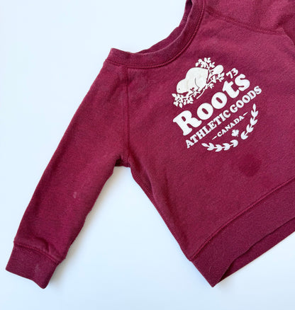 Roots Baby Red Sweater & Pants Set (12-18 Months)