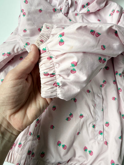Baby Gap Pink Strawberries Windbreaker (4 Years)