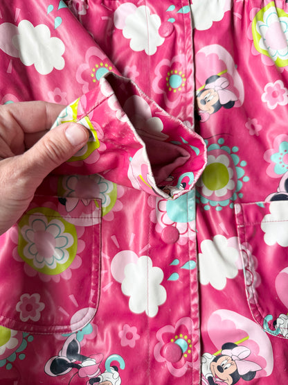 Disney Pink Minnie Mouse Rain Jacket (4T)
