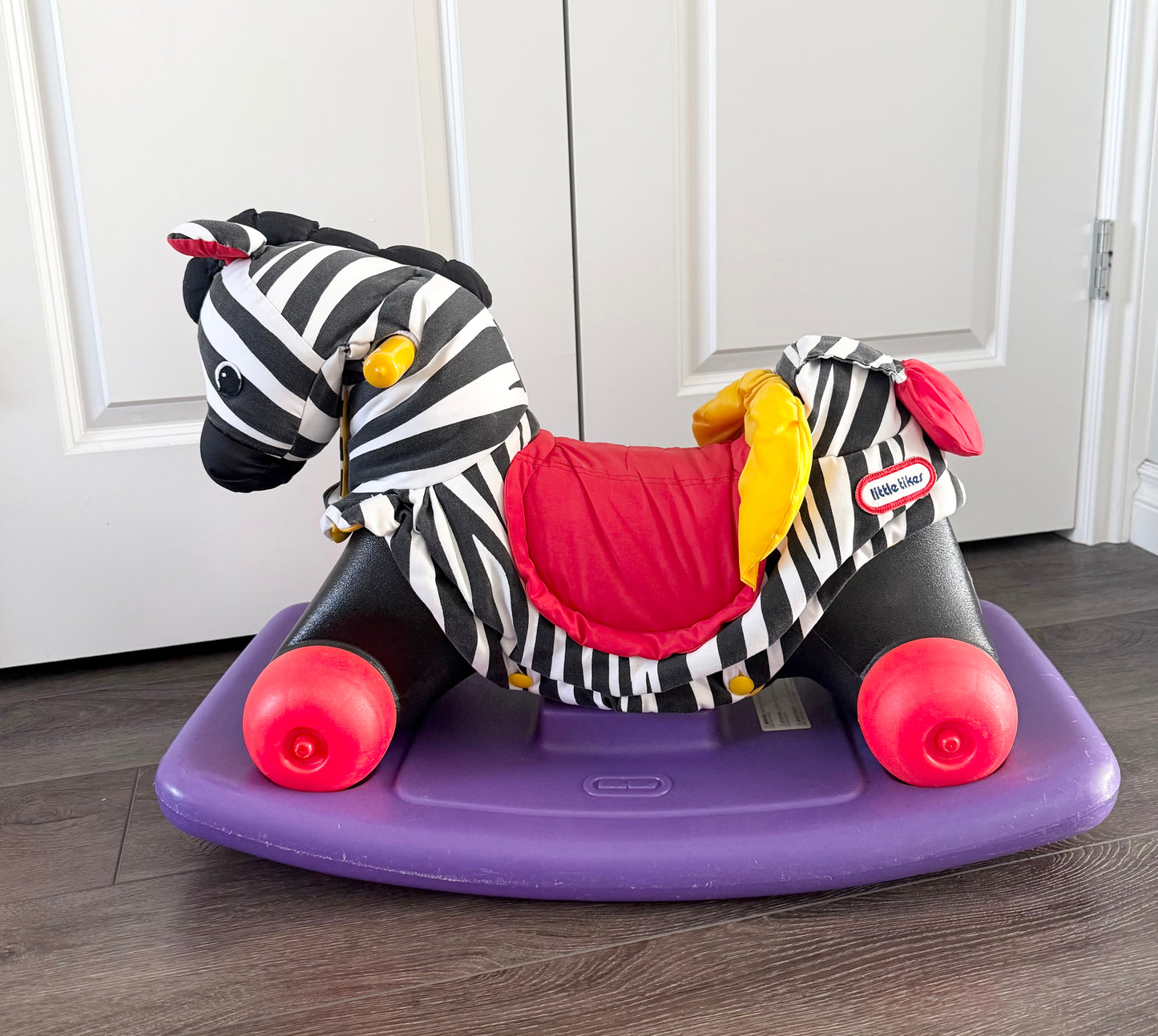 Vintage Little Tikes Rock 'n Scoot Zebra