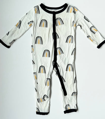 Kyte Metallic Rainbow Snap Romper (6-12 Months)