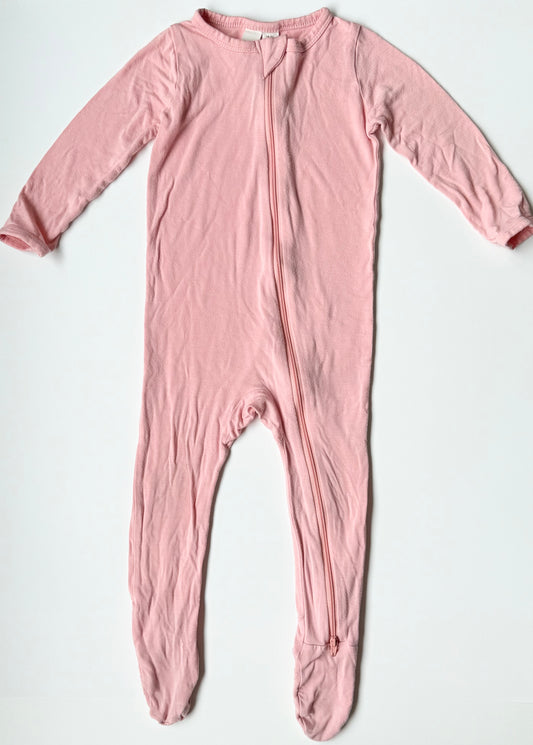 Kyte Peony Zipper Footie Sleeper (18-24 Months)