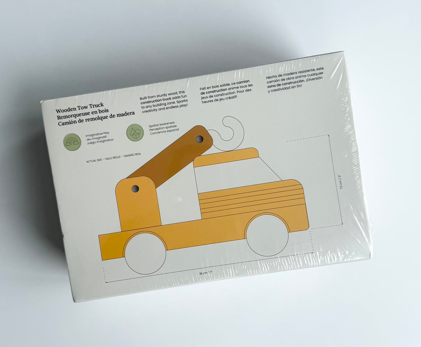 Coco Village Wooden Tow Truck - New