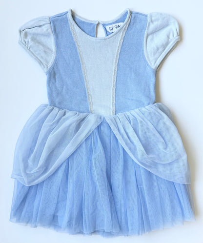 Baby Gap x Disney Cinderella Blue Knit Tulle Dress (4 Years)