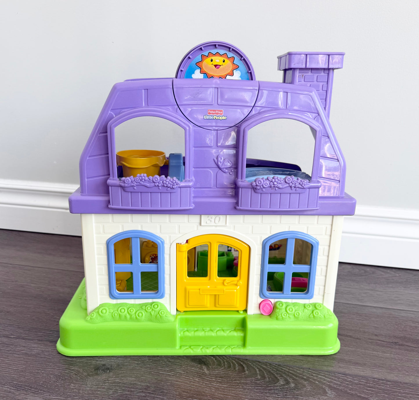 Fisher-Price Little People Happy Sounds Home - Purple Roof