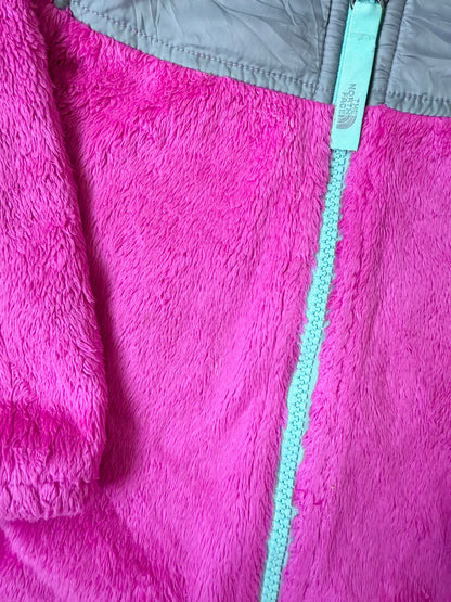 The North Face Hot Pink Oso Hooded Fleece Zip Up (12-18 Months)