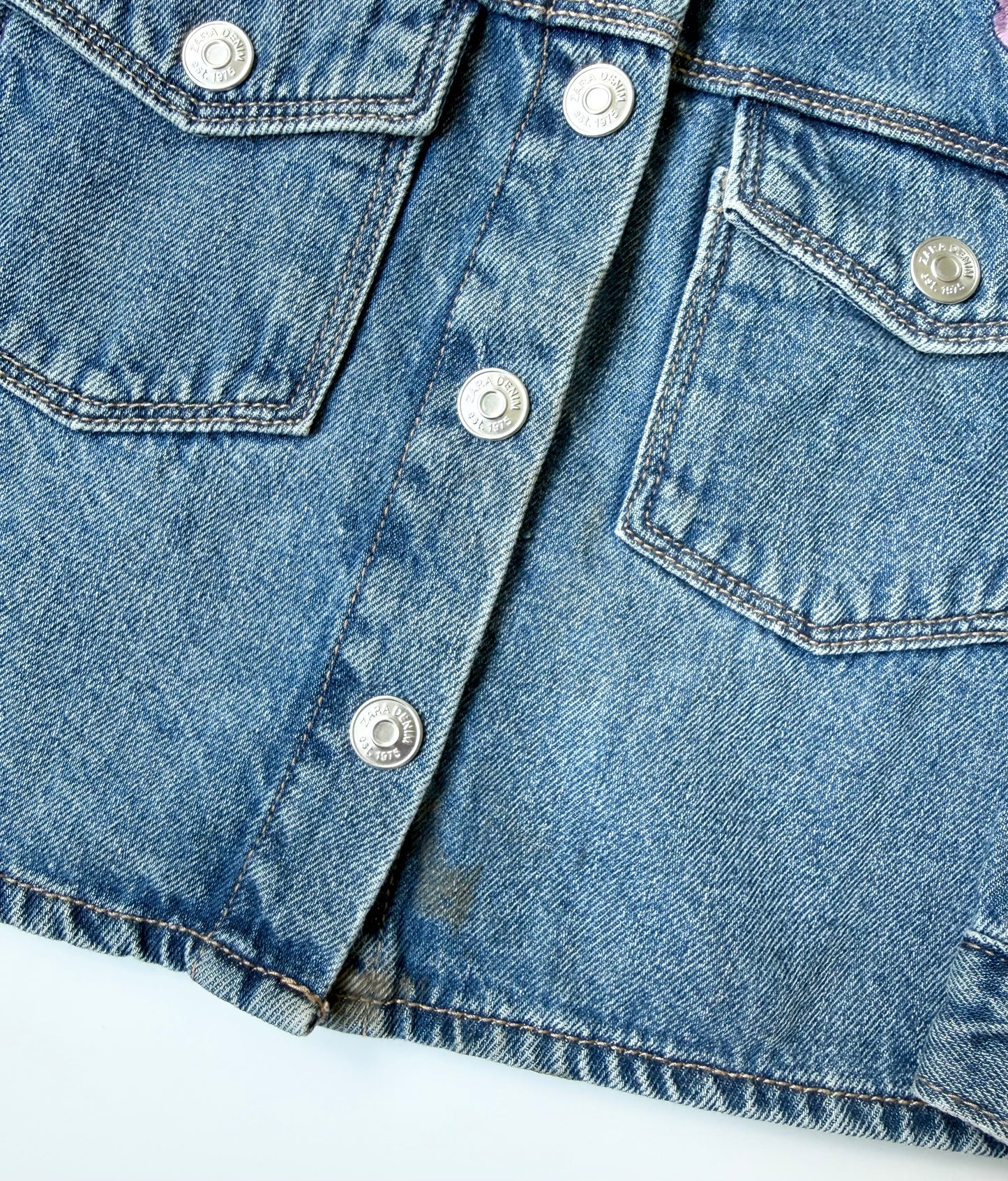 Zara x Disney Stitch Jean Jacket (4 Years)