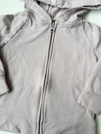 VonBon Light Purple Zip Up Hoodie (3T)