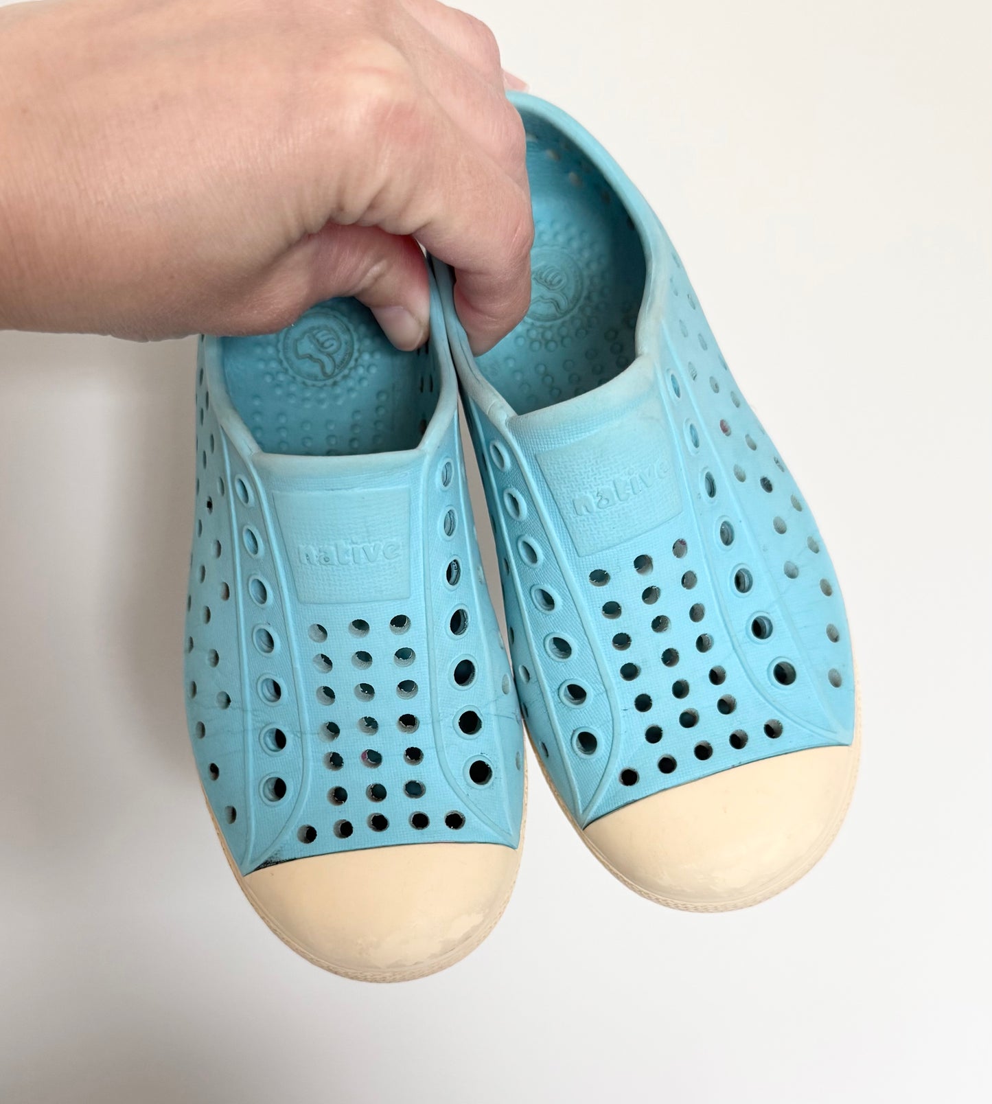 Native Light Blue Jefferson Slip Ons (10)