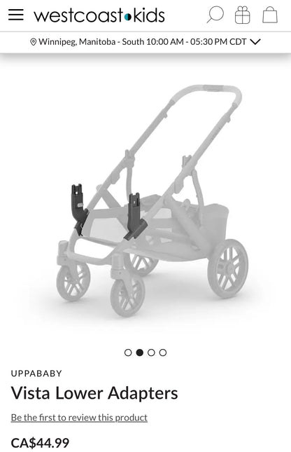 Uppababy Vista Lower Adapters