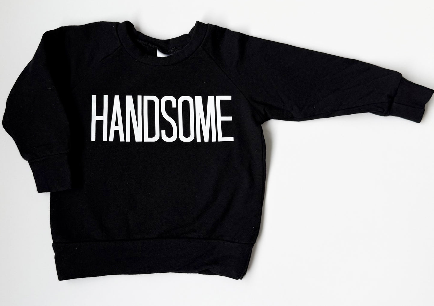 Posh & Cozy Black “Handsome” Pullover (6-12 Months)