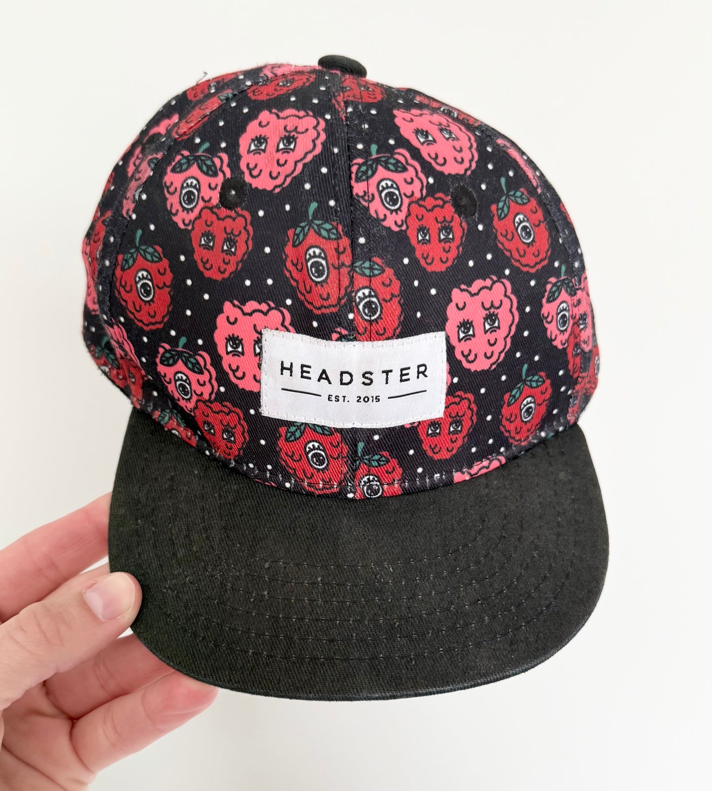 Headster Black & Red Raspberries SnapBack Hat (48CM)