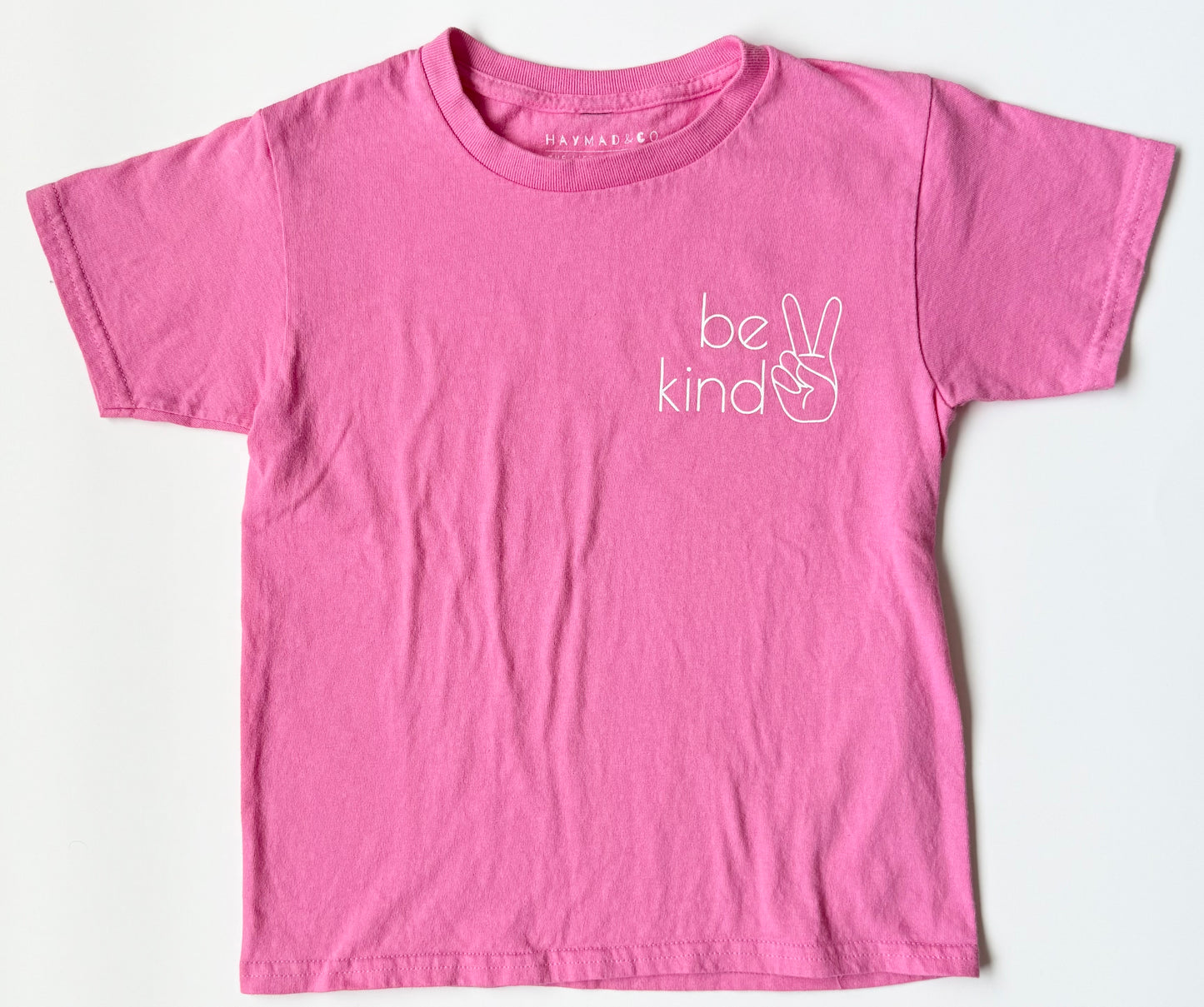 Haymad & Co Pink Shirt Day “Be Kind” T-Shirt (5 Years)