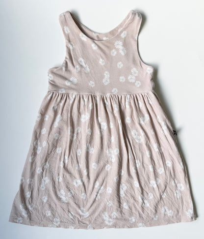 Lou & Bear Beige & Dainty White Floral Tank Dress (4-5 Years)