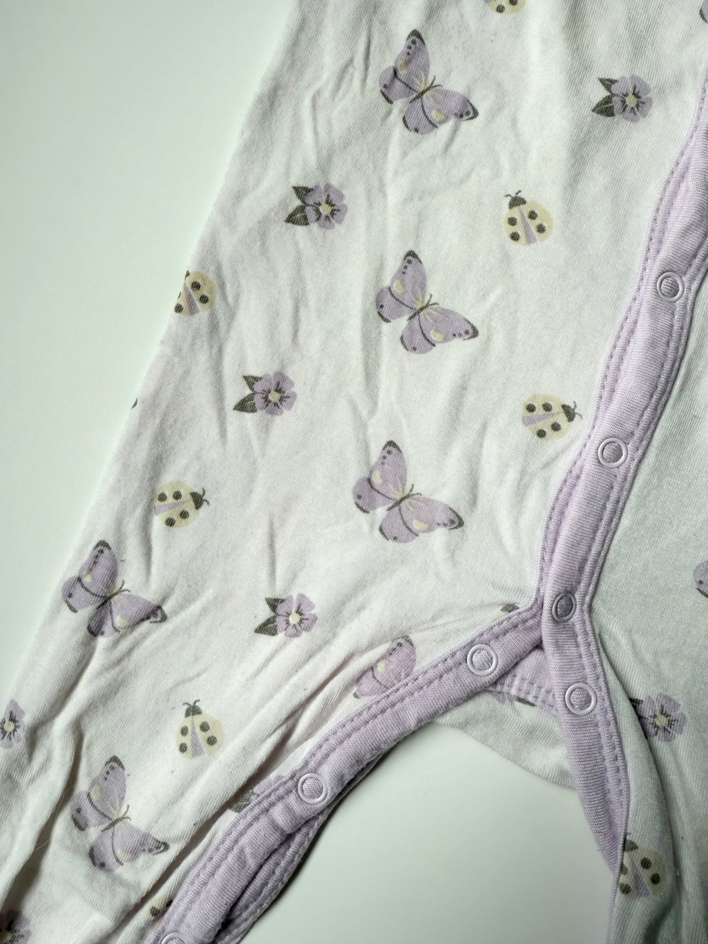 Kyte Flutter Snap Romper (3-6 Months)