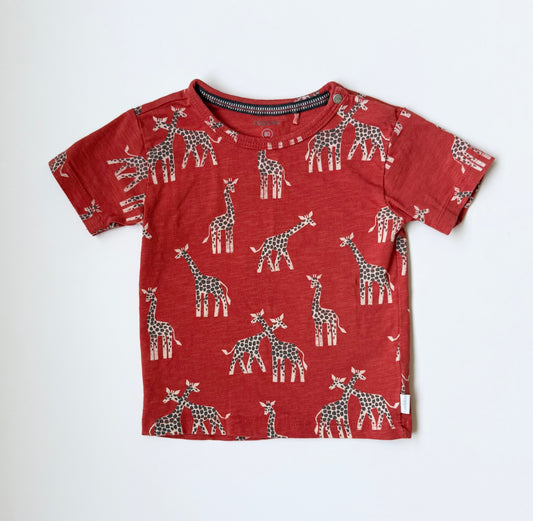Noppies Orange Giraffe T-Shirt (9-12 Months)