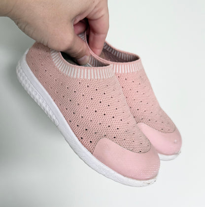 Minimoc Pink Knit Stretch Slip On Sneaker (10)