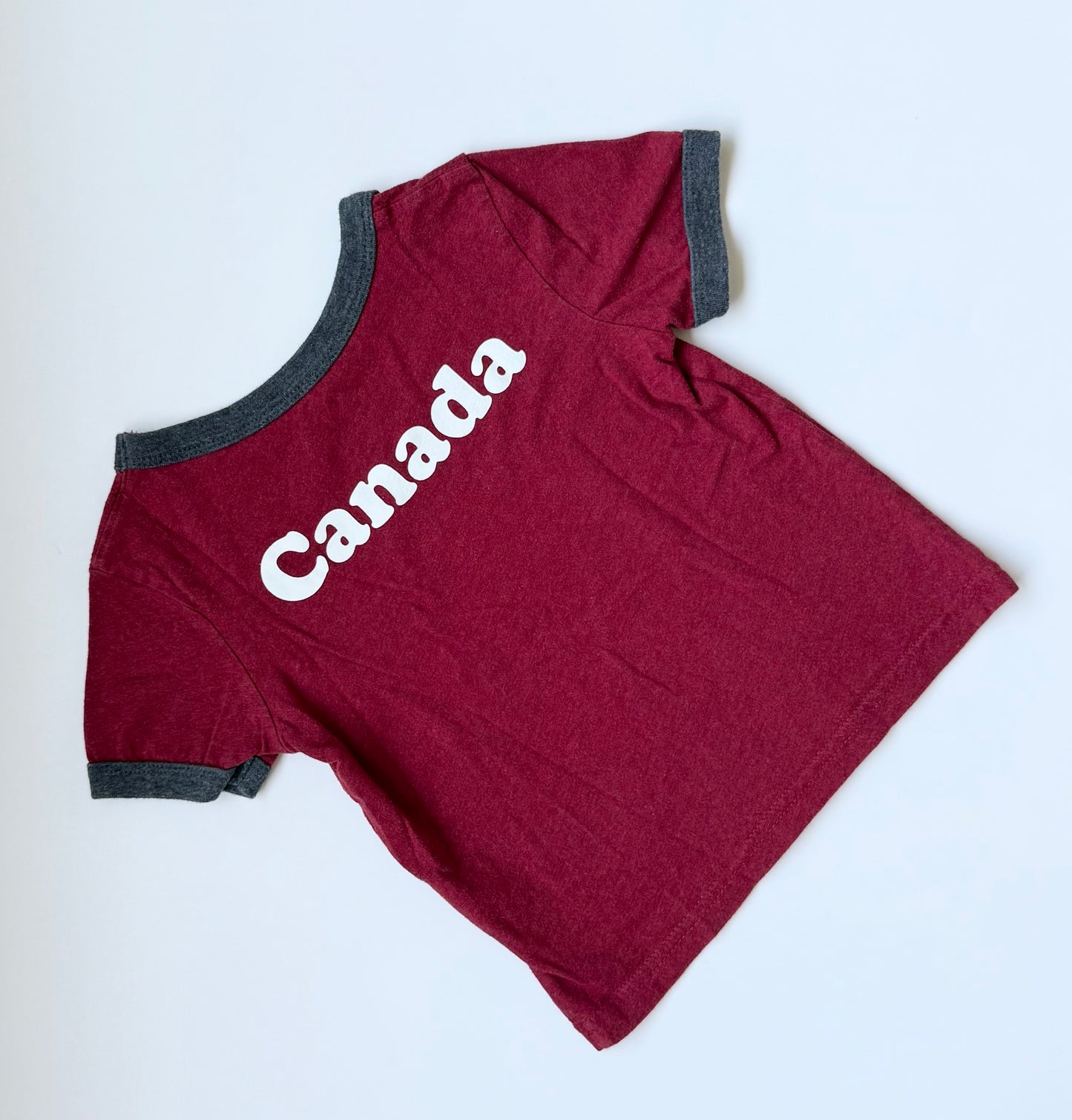 Roots Kids Red Canada T-Shirt (3T)