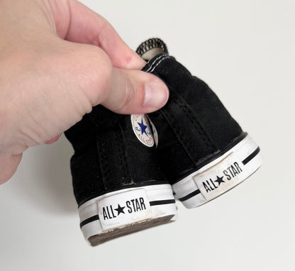 Converse Black Hight Top Lace Up Sneakers (4)