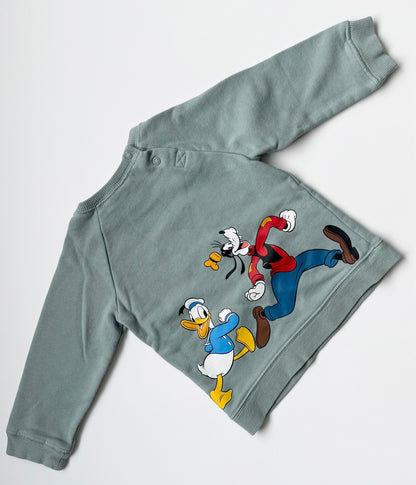 H&M x Disney Light Green Mickey Mouse & Friends Sweater & Pants Set (9-12 Months)