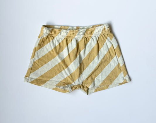 Zara Yellow Stripped Shorts (9-12 Months)