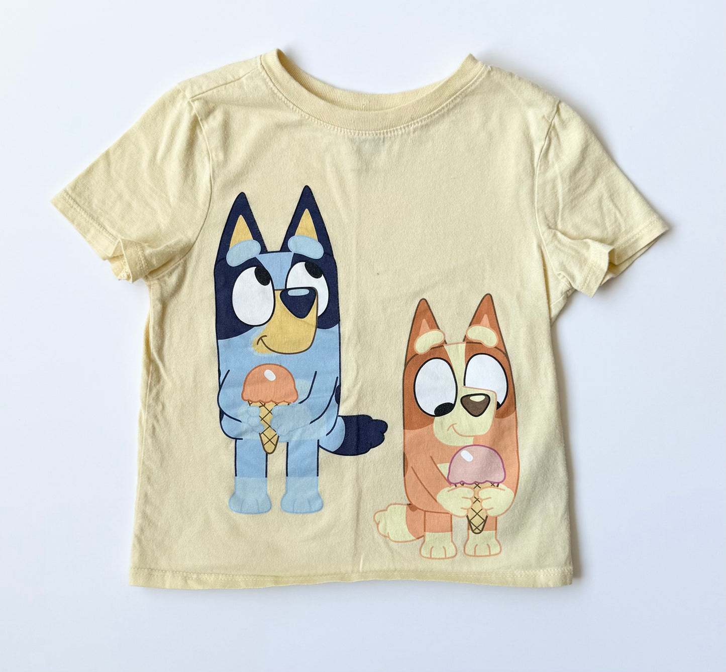 Bluey Yellow Ice Cream T-Shirt (3T)