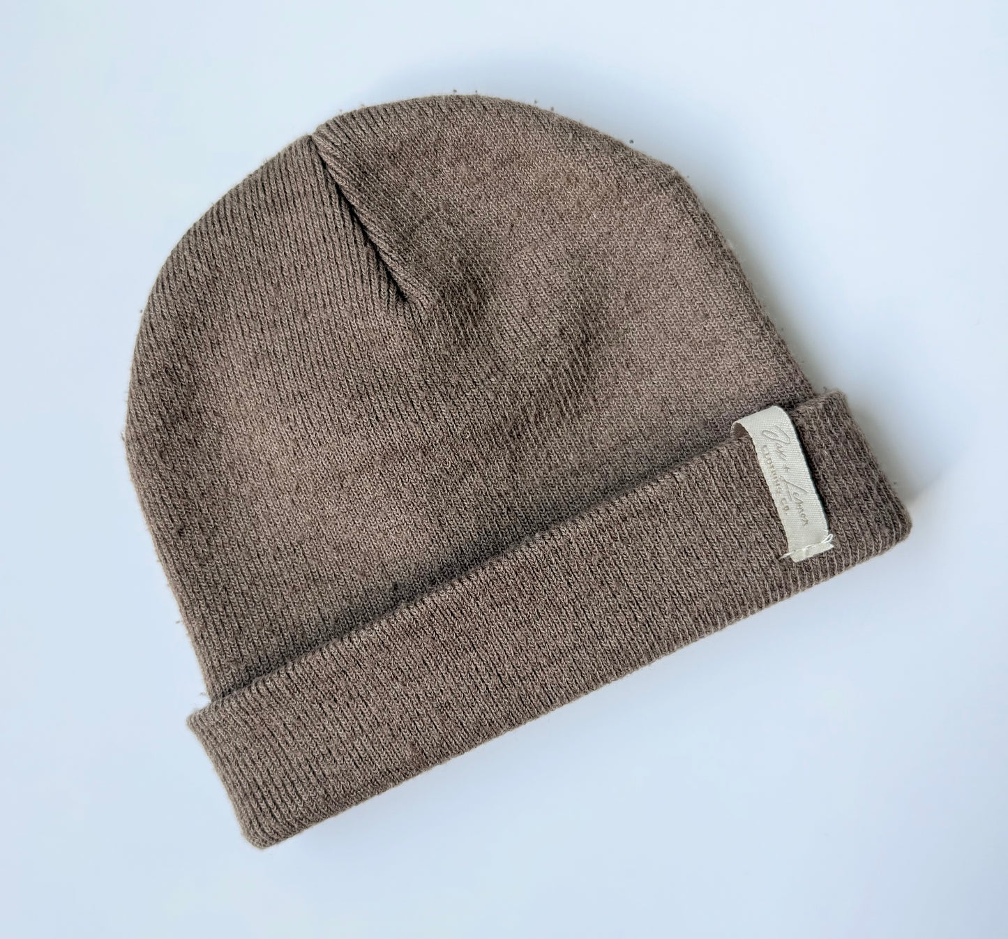 Jax & Lennon Light Brown Beanie - Small (0-1 Years)