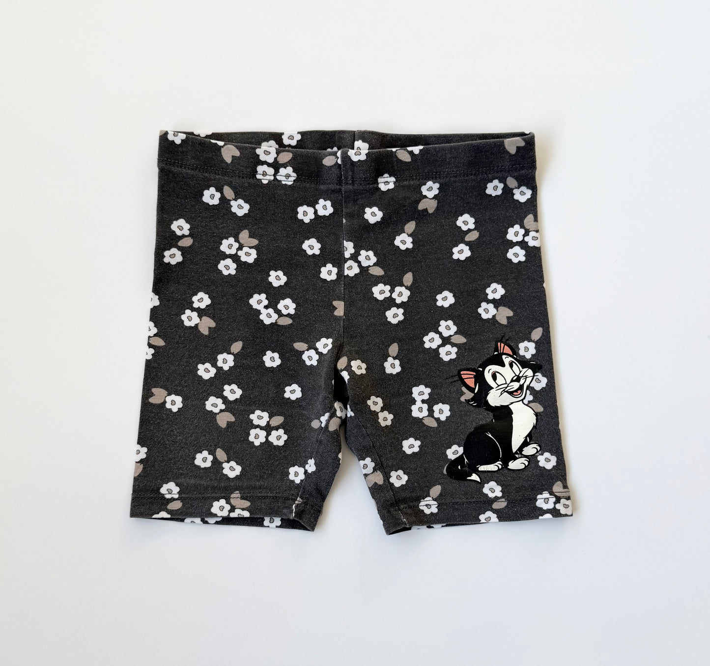 H&M Disney Grey Figaro Biker Shorts (2-3 Years)