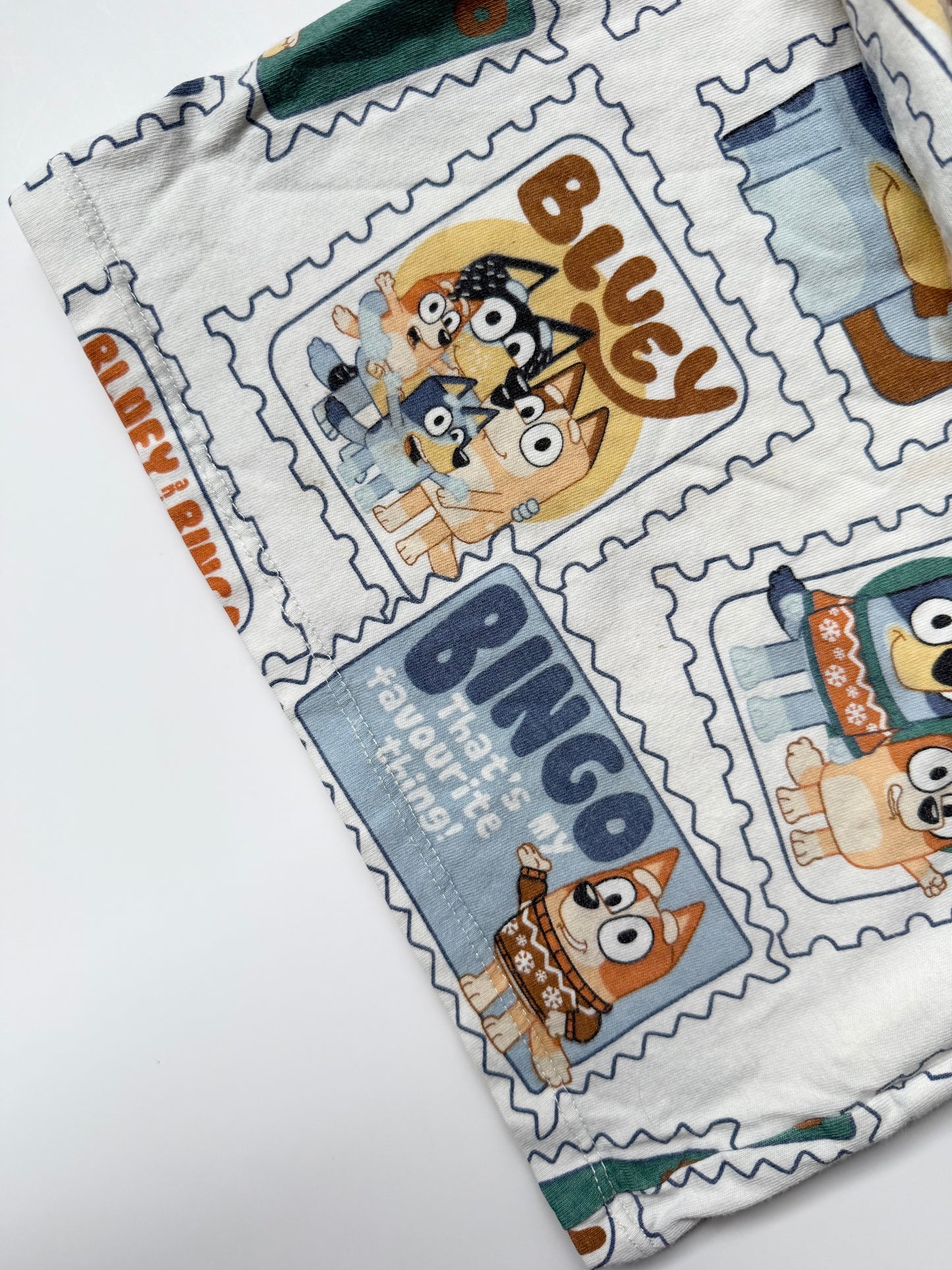 Zara x Bluey White Holiday Long Sleeve (12-18 Months)